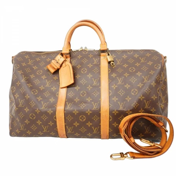 Authentic Louis Vuitton keepall 50 bandouliere travel unisex with strap duffle - Picture 1 of 15